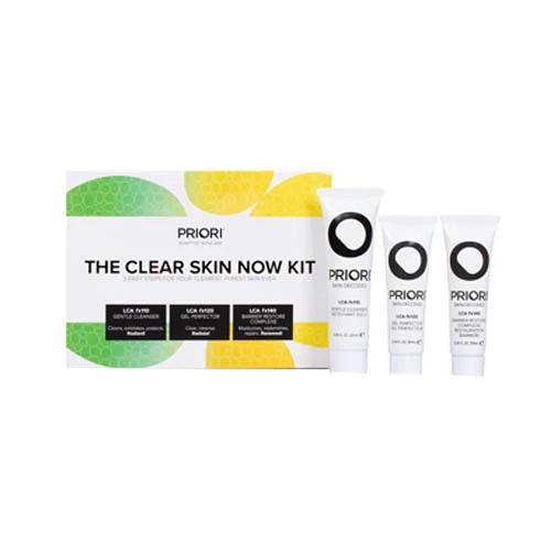 Priori The Clear Skin Now Kit (LCA Cleanser, Gel Perfector, Barrier Restore)
